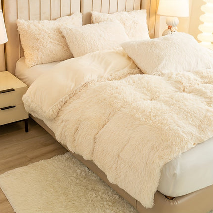 Duvet Cover Set, Winter Bedding, Machine Washable, Zipper Closure