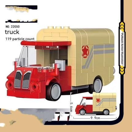 Building Block City Recycling Car Assembly Toy