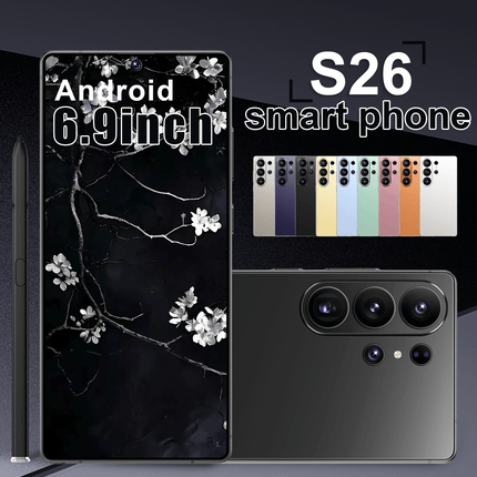 S26 Ultra Upgraded Version S25 Ultra Stylish Unlocked Android Phone, 8GB+256GB Storage,