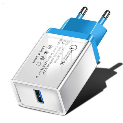 Single Port Qc3.0 Fast Charge Travel Charger