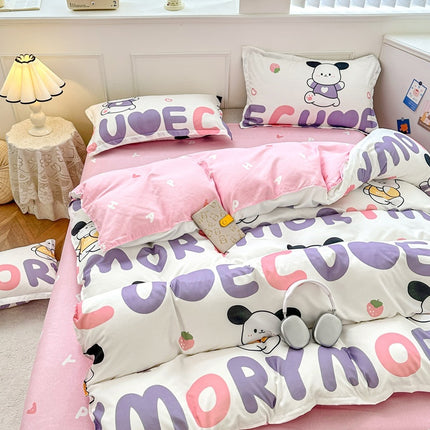 Household Pure Cotton Fashion Minimalist Bed Sheets