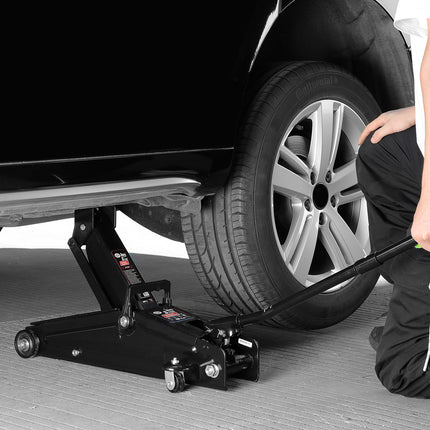 DEUBA® Hydraulic Car Jack 3 Tons Lifting Height 135-400Mm Including Rubber Pad Carrying