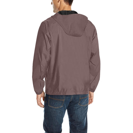 Men's All Over Print Quilted Windbreaker(Model H35)