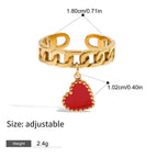 Style D-Ring-Love + Red