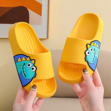 2 pcs  Cute Cartoon Slippers - Beach Casual Open-Toe Sandals, Suitable for Indoor And Outdoor Use