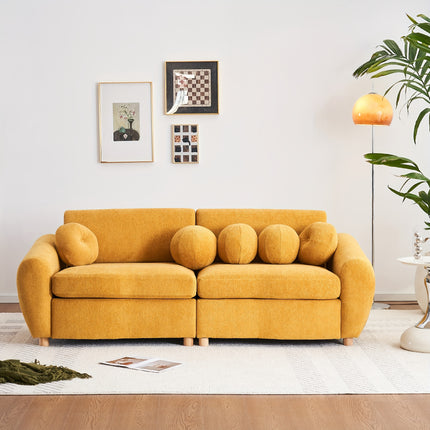 Sofa, Combination Couple Seat Sofa For Bedroom, Home Office And Living Room, Upholstered Sofa