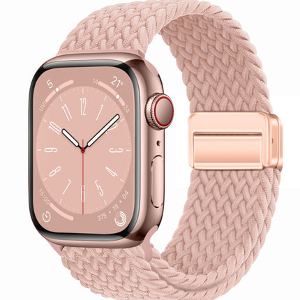 Magnetic Buckle Woven Loop Integrated Strap