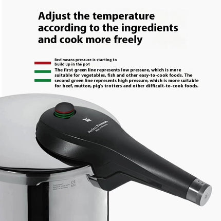 Stainless Steel Pressure Cooker Is Easy To Clean