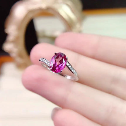 Topaz Ring For Women Minimalist And Trendy In Japanese And Korean Styles