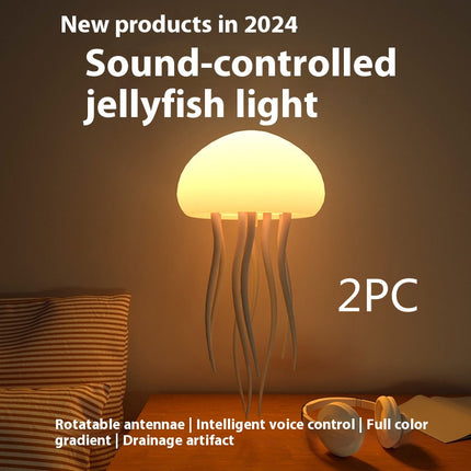 Mood Lamp LED Jellyfish Night Light Portable Jellyfish Lamp