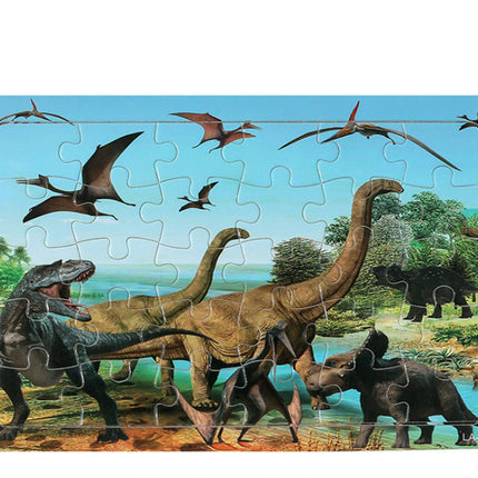 30-piece Wooden Puzzle Animal Dinosaur Children's Jigsaw Puzzle