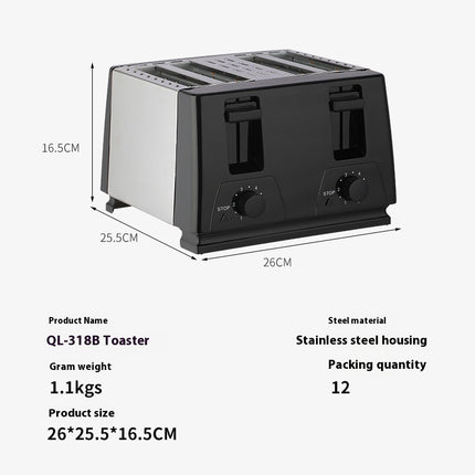 Home Breakfast Bread Maker Toaster One Machine Double Roast