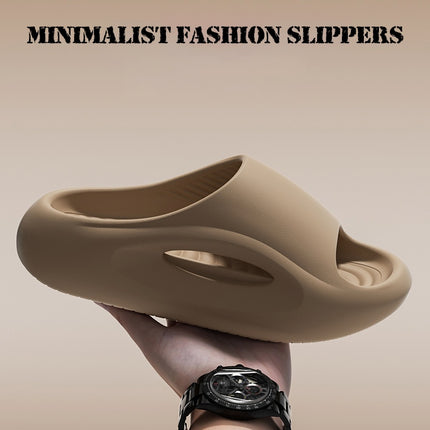 4 pcs set Thick sole slippers, Men's summer 2025 new EVA, resilient, outdoor