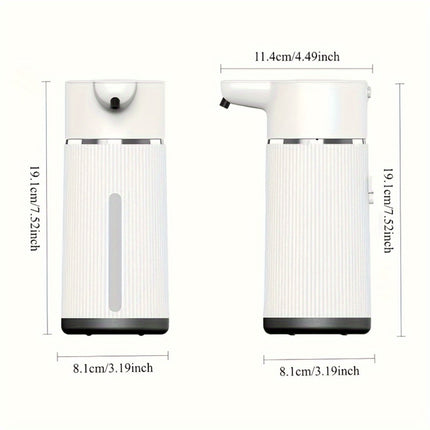 A 420Ml Wall-Mounted Automatic Soap Dispenser with IPX5 Design, Battery, USB Charging, Available
