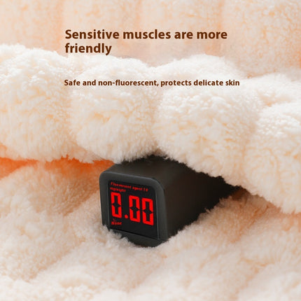 Drizzling Plus-sized Thick Bath Absorbent Not Easy To Shed Hair Class A Coral Fleece Bath Towel