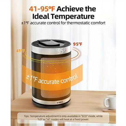 Heaters for Indoor Use, Portable Electric Heater with Thermostat