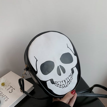 Halloween Skull Shoulder Bag Personality Funny Messenger Bag