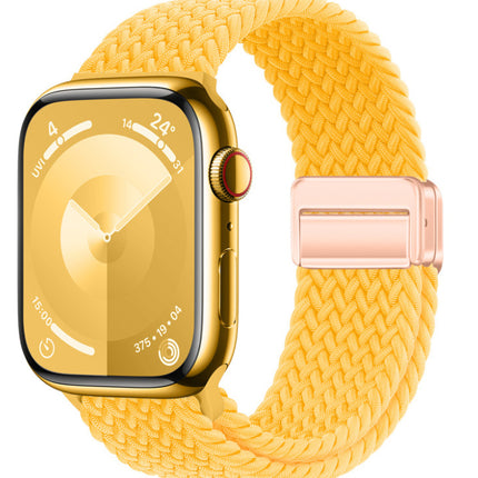 Magnetic Buckle Woven Loop Integrated Strap