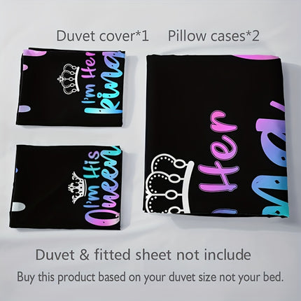 Duvet Cover Set (1 Duvet Cover + 2 Pillowcase Without Pillow Insert