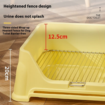 Large Stainless Steel Mesh Frame For Dog Restroom