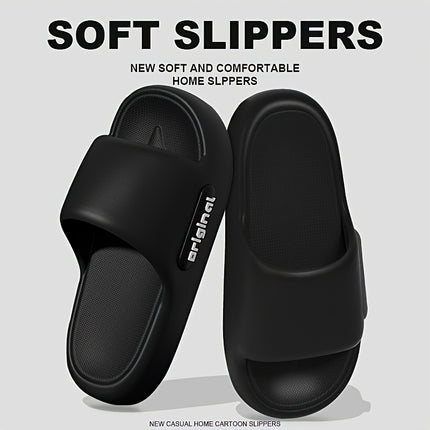 4 pcs set Women's Summer Slippers - Solid Color Elegant, Comfortable for All Seasons, Round Toe