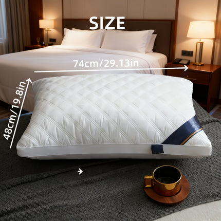 Universal Pillow for Sleeping, Anti Collapse Pillow, Deep Sleep on the Back, Side Sleeping Pillow.