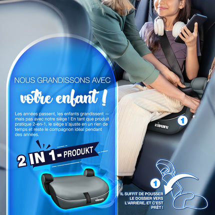 Child Car Seat 9-36 Kg (1-12 Years) with Cushion for Child Seat - ECE R129/03 Car Seat, Group 1/2/3 Child Car Seat 5