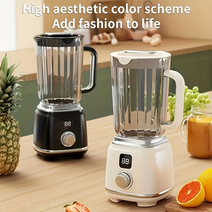 Fruit Juicer with Digital Display | Durable Plastic, USB Charging, 1-10L Capacity,