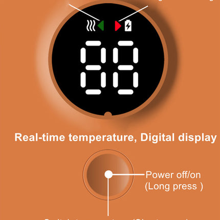 Portable Wireless Rechargeable Baby Bottle Warmer USB Charging And Heating Bag Portable Constant Temperature Milk Warmer Universal Bottle Insulation Sleeve