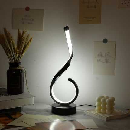 1pc Iron Table Light, USB Three-color Dimming Desktop Decorative Lamp