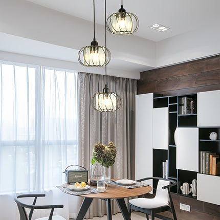 Three-Headed Creative And Unique Pendant Light, Crystal Hanging Lamp with E27 Socket