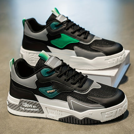 1 pair of Men's casual sports shoes, comfortable and fashionable on the feet, suitable for all seasons