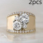 Gold / US Size 10 / 2PCS