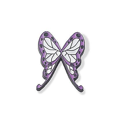Color Butterfly Keychain Metal Pendant