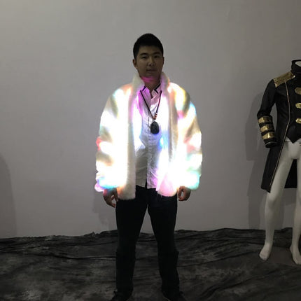 Halloween Colorful LED Lighting Clothes Jacket