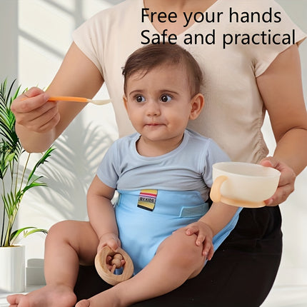 1pc Children's Dining Safety Belt for High Chairs, Foldable and Adjustable Buckle Design,