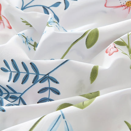 New Stylish Floral Bedding Set 135X200 Comfortable Duvet Cover Set by Luofanfei