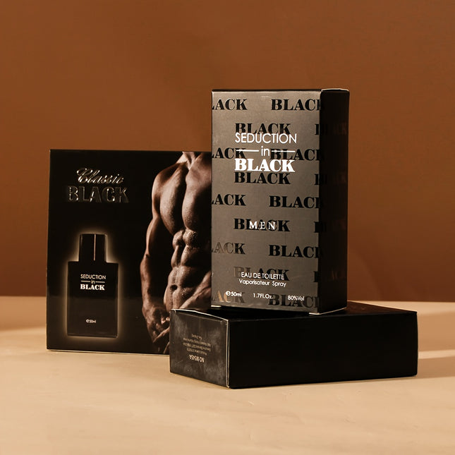 Men'S Eau De Toilette Spray - Long-Lasting Amber Woody Fragrance,