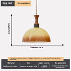 Semicircle 30cm Brown / Tri colored light