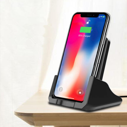Vertical mobile phone wireless charger