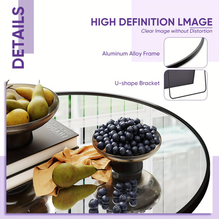 Full Length Mirror, Arched Floor Standing Mirror with Stand for Bedroom and Living Room
