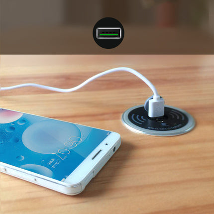 Desktop embedded wireless charger