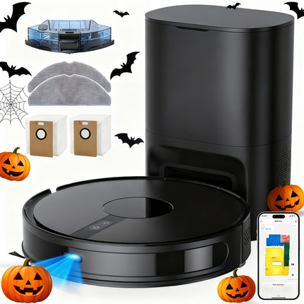 Lubluelu B40 Plus Robot Vacuum And Mop, with 3.0L Self Emptying Station No Cleanup for Up to 70 Days