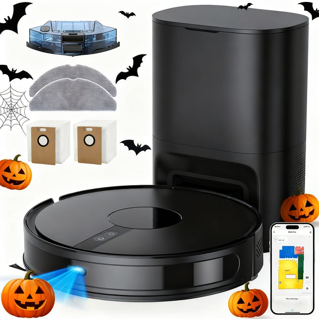 Lubluelu B40 Plus Robot Vacuum And Mop, with 3.0L Self Emptying Station No Cleanup for Up to 70 Days