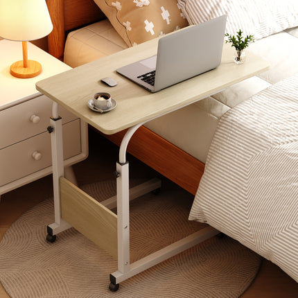 Adjustable Rolling Laptop Desk | Portable Workstation for Home, Office, Bedside