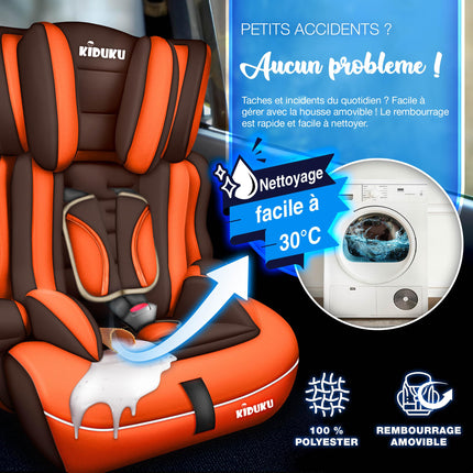 Child Car Seat 9-36 Kg (1-12 Years) with Cushion for Child Seat - ECE R129/03 Car Seat, Group 1/2/3 Child Car Seat 5