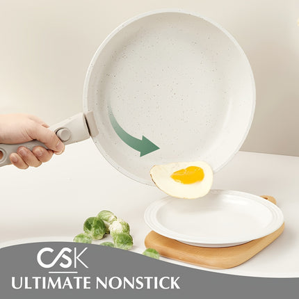 17pcs Cookware Set With Detachable Handle, Nonstick Pots And Pans Set With Removable Handle,