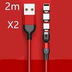 Red / 2PCWith 3heads / 2m