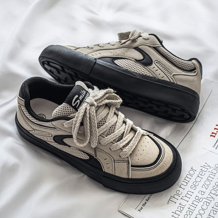 Men'S Low-Top Sneakers - Colorway - Lace-Up Closure, Cushioned PVC Sole - Minimalist Sneakers