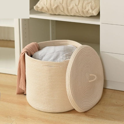Clothes Weaved Storage Foldable Laundry Basket